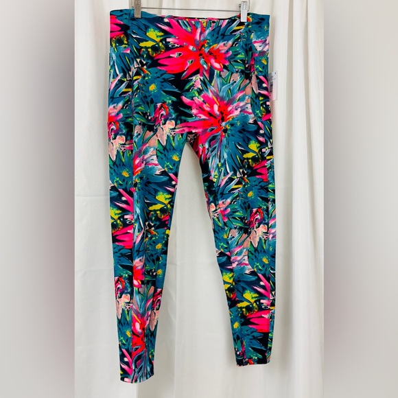 JOSIE NATORI - Solstice - Trellis Wave Track Leggings. XL.   NWT - Picture 3 of 10